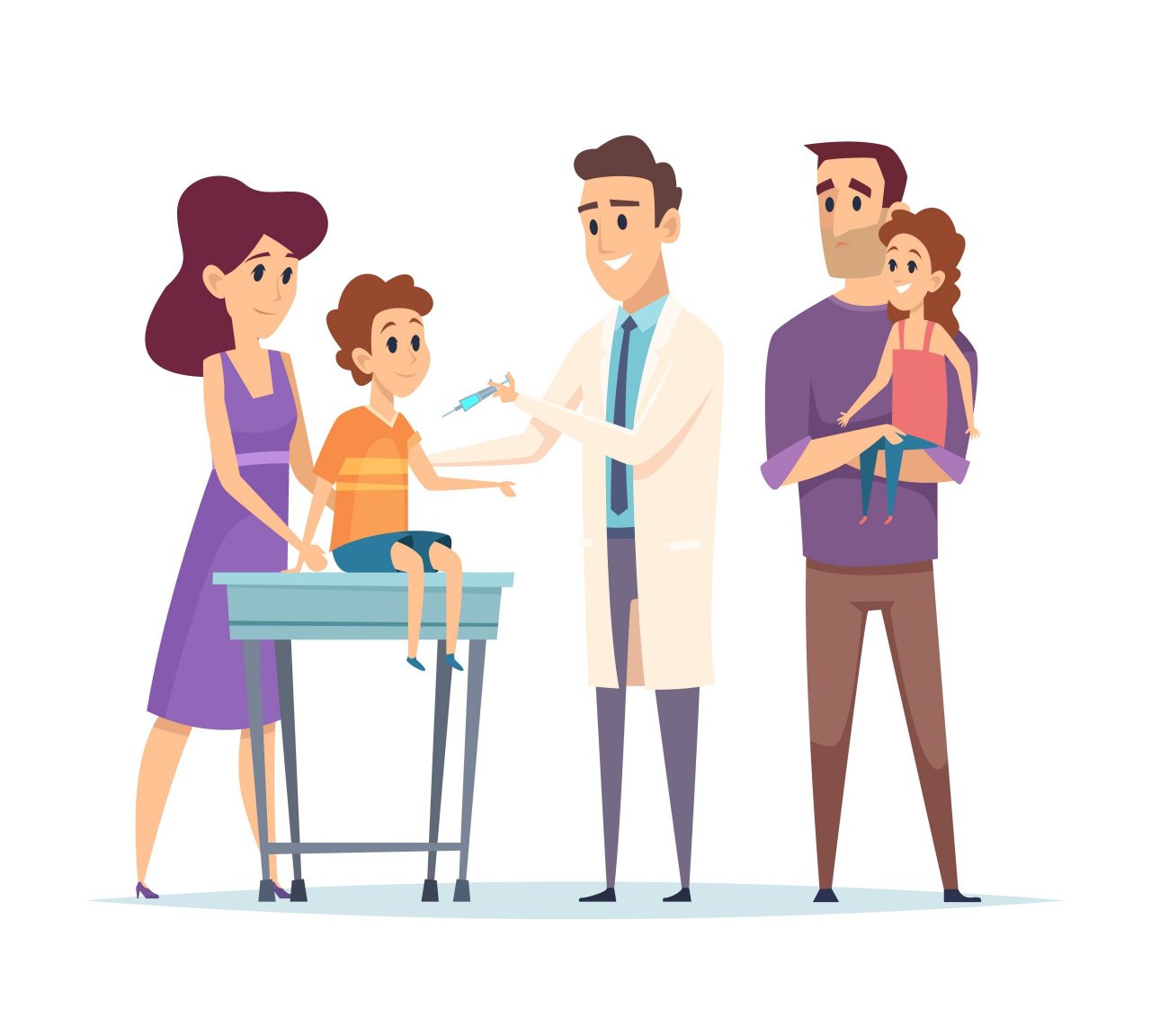 vaccination d'un enfant